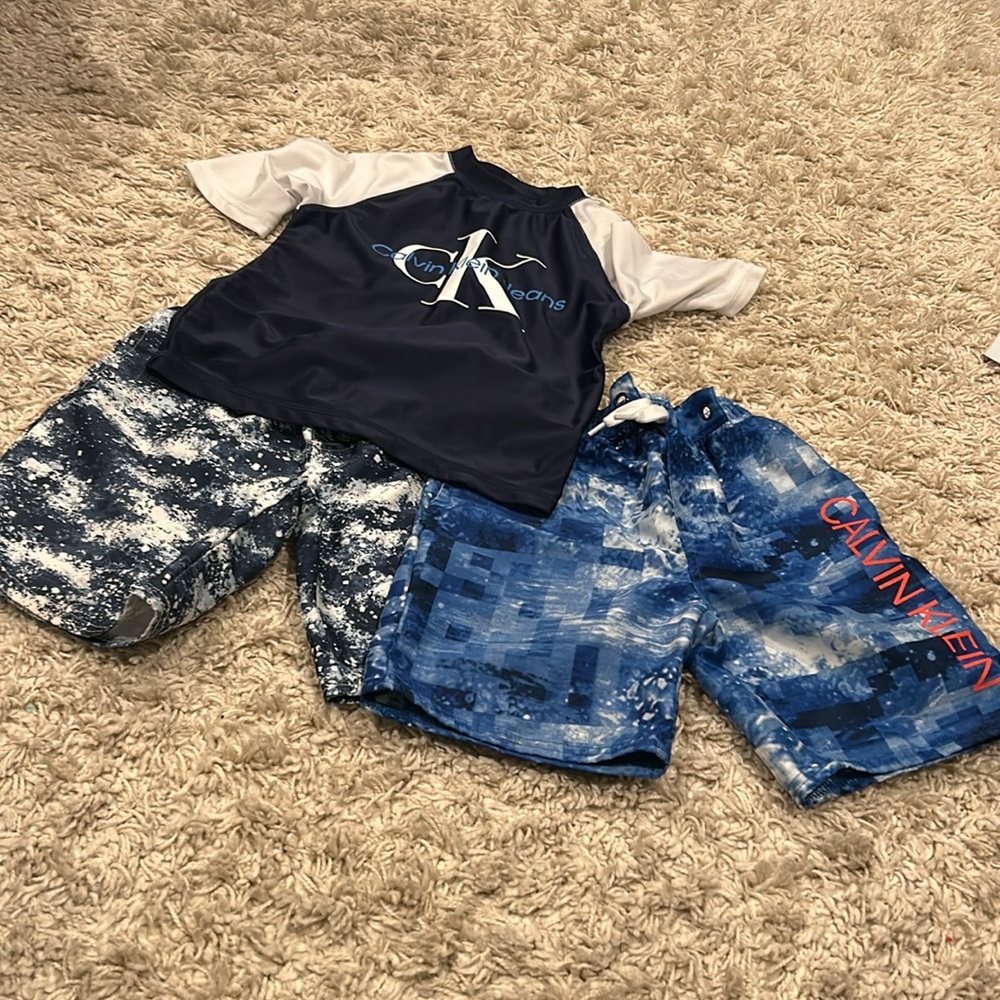 Calvin Klein boys bathing suits